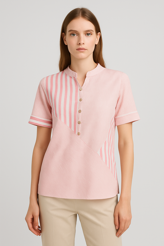 LeRoxy | Luchtige Gestreepte Zomerblouse voor Dames