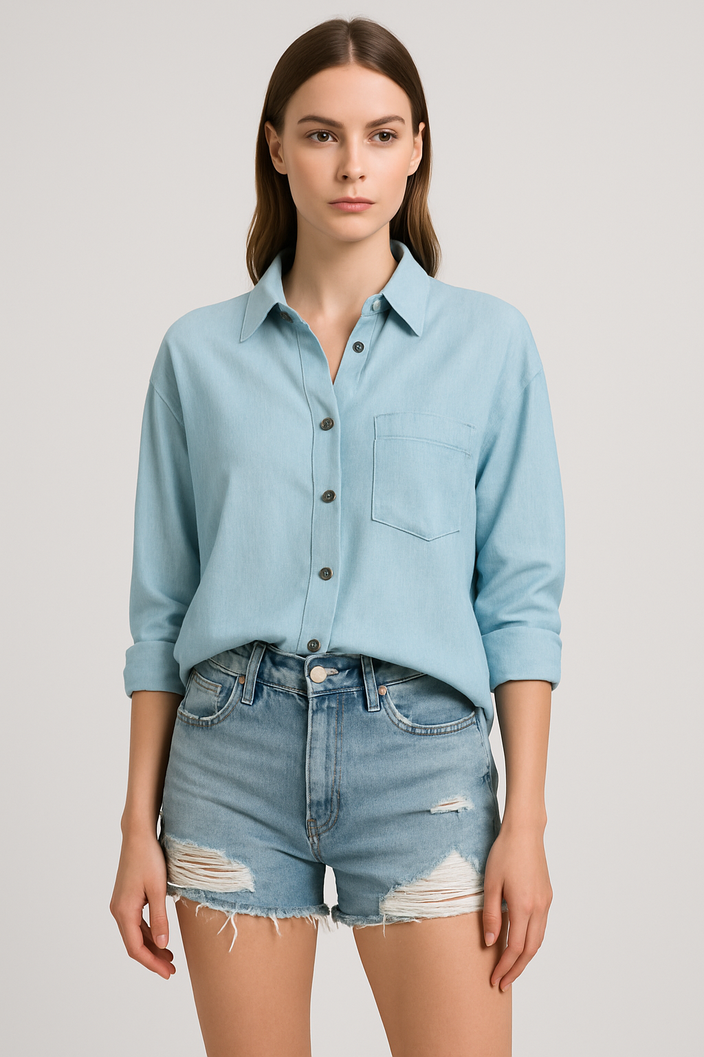 LeRoxy | Elegante Damesblouse met Lange Mouwen | Stijlvolle & Comfortabele Blouse