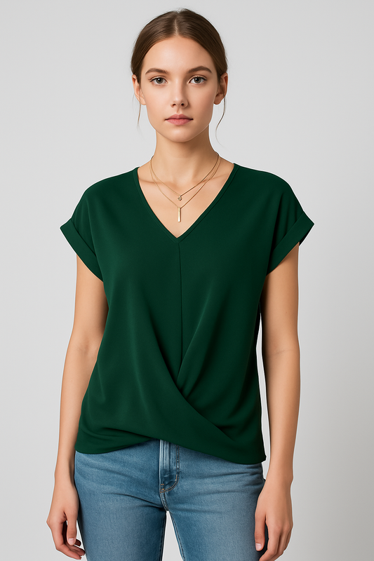 LeRoxy | Elegante Lichtgewicht V-Hals Zomerse Blouse voor Dames
