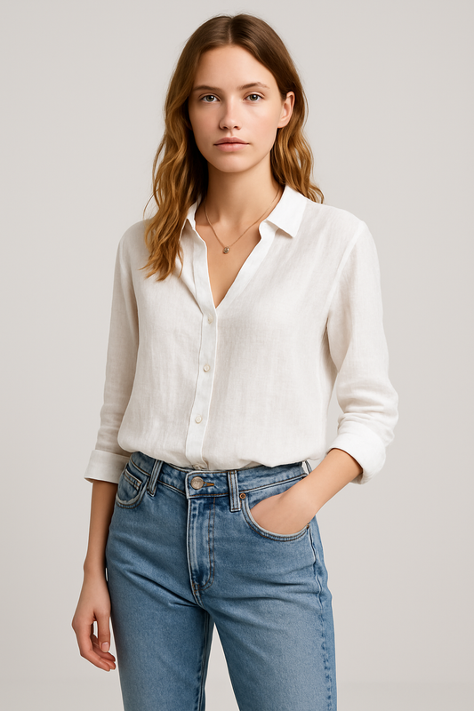 LeRoxy | Comfortabele Linnen Blouse | Syd | Stijlvol & Ademend Voor Elke Dag