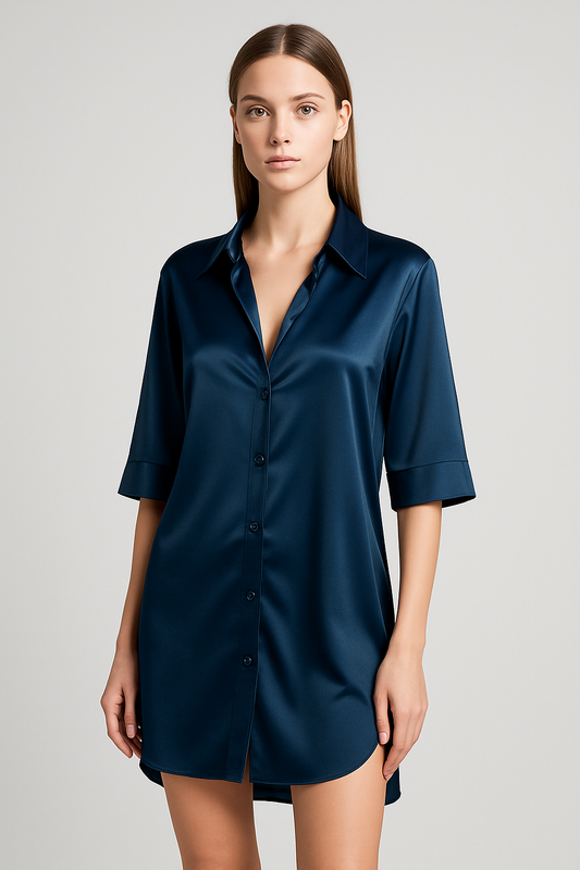LeRoxy | Luxe Comfortabele Dames Slaapjurk | Zacht & Stijlvol Nachtmode