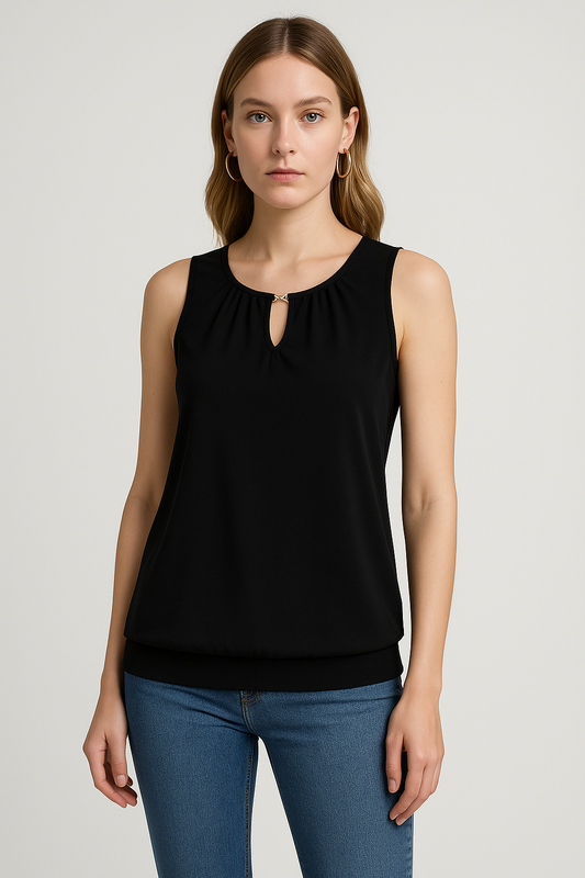 LeRoxy | Dames Mouwloze Top | Tijdloos, Veelzijdig & Elegant