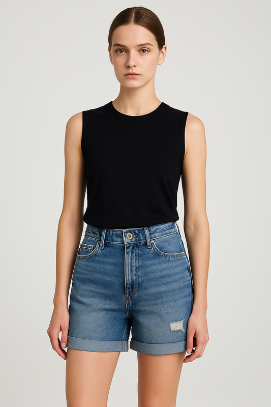 LeRoxy| Denim Shorts Haze | Stijlvolle en Comfortabele Spijkershort voor Zomer