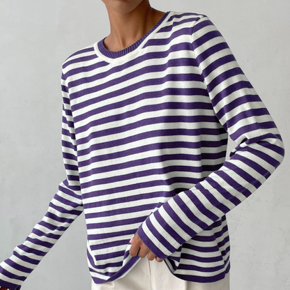 LeRoxy | Gestreept T-Shirt met Lange Mouwen | Stijlvol & Comfortabel voor Vrouwen
