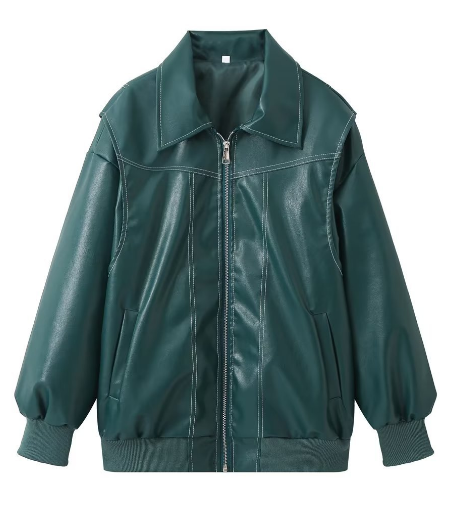 LeRoxy | Trendy Oversized Dames Leren Jas | Stijlvol & Comfortabel
