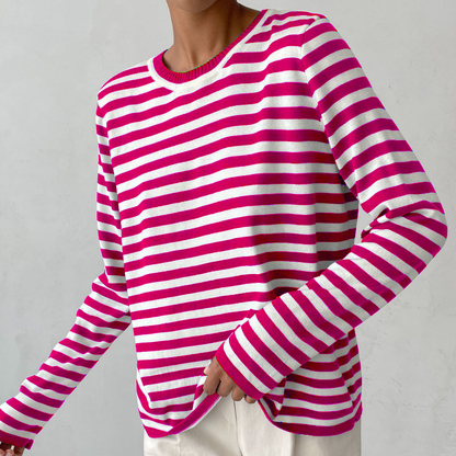 LeRoxy | Gestreept T-Shirt met Lange Mouwen | Stijlvol & Comfortabel voor Vrouwen