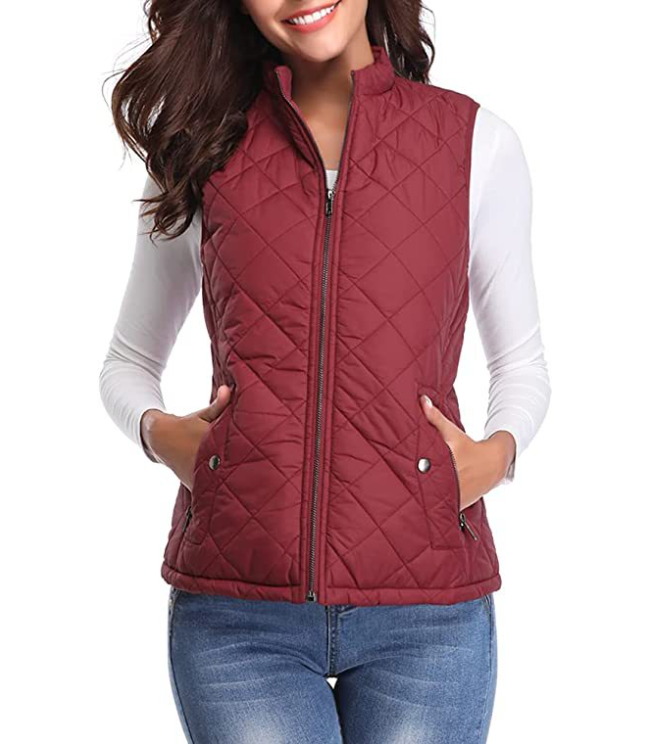 LeRoxy | Dames Gequilted Bodywarmer met Rits en Zakken | Comfortabel en Stijlvol Vest