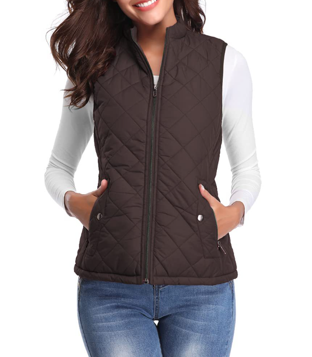 LeRoxy | Dames Gequilted Bodywarmer met Rits en Zakken | Comfortabel en Stijlvol Vest