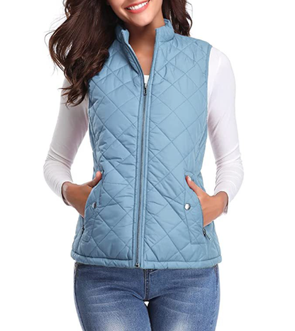 LeRoxy | Dames Gequilted Bodywarmer met Rits en Zakken | Comfortabel en Stijlvol Vest