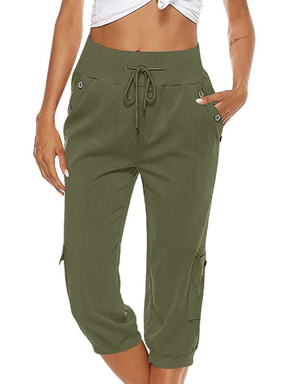 LeRoxy | Comfortabele Dames Capribroek met Verstelbare Taille