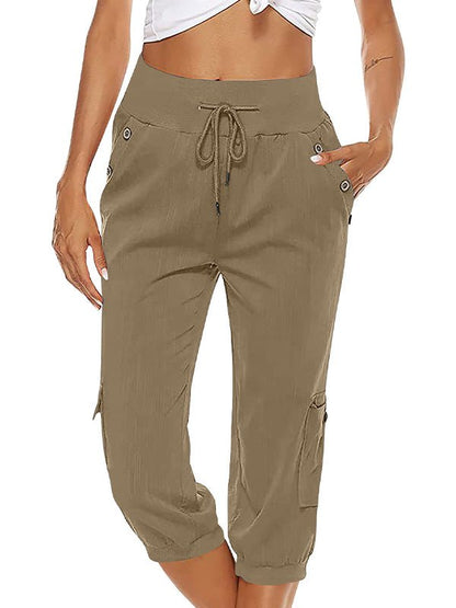 LeRoxy | Comfortabele Dames Capribroek met Verstelbare Taille