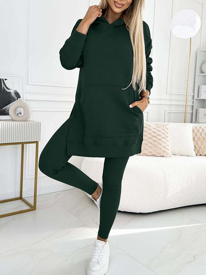 LeRoxy Elegante Hoodie en Legging Set | Comfortabele en Stijlvolle Mode voor Elke Gelegenheid