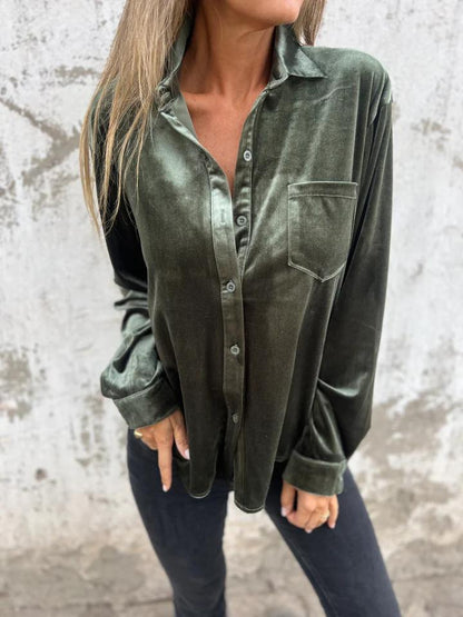 LeRoxy | Fluwelen Overhemd voor Dames | Stijlvolle Herfsttrend 2025