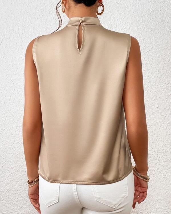 LeRoxy | Elegante Satijnen Zomertop voor Dames | Luchtige en Stijlvolle Look