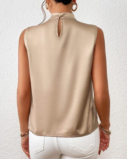 LeRoxy | Elegante Satijnen Zomertop voor Dames | Luchtige en Stijlvolle Look