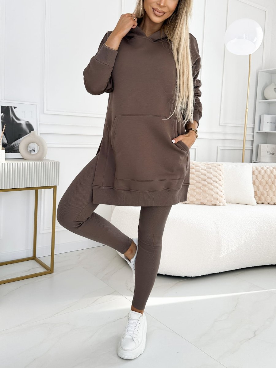 LeRoxy Elegante Hoodie en Legging Set | Comfortabele en Stijlvolle Mode voor Elke Gelegenheid