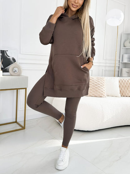 LeRoxy Elegante Hoodie en Legging Set | Comfortabele en Stijlvolle Mode voor Elke Gelegenheid