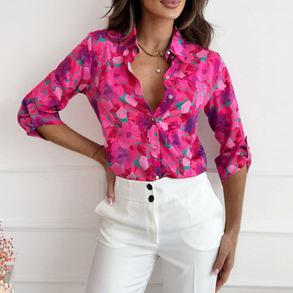 LeRoxy | Casual Dames Blouse met Bloemenprint | Comfortabel & Stijlvol