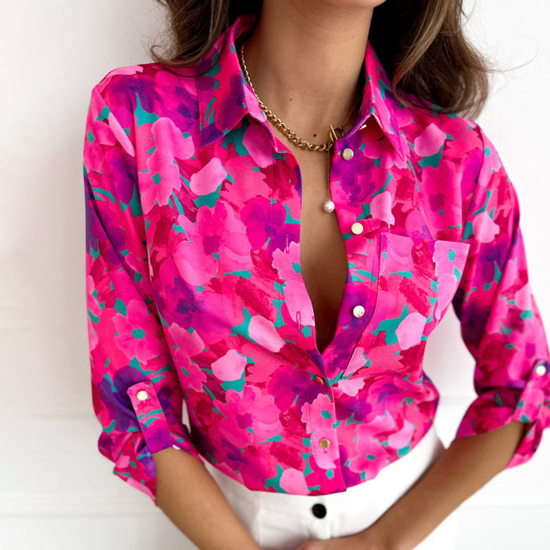 LeRoxy | Casual Dames Blouse met Bloemenprint | Comfortabel & Stijlvol