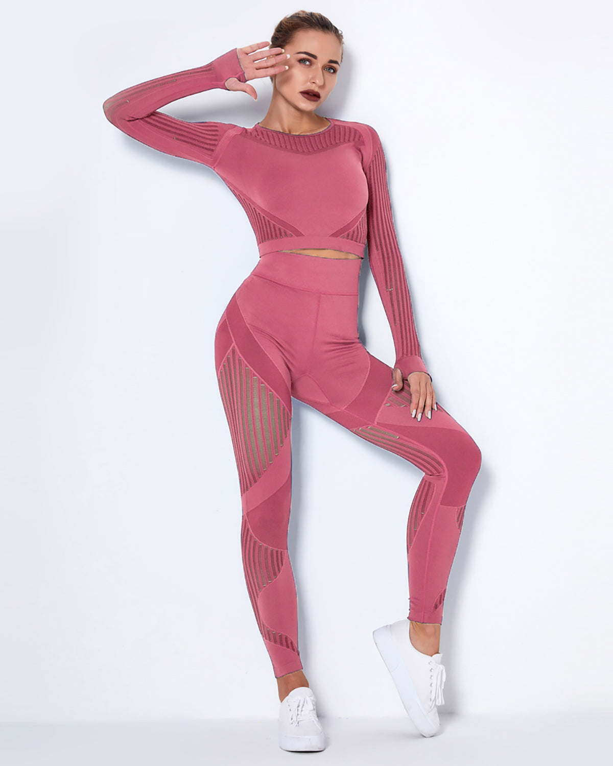 LeRoxy | Long Sleeve Dames | Roze Shirt | Comfortabele Lange Mouw Top