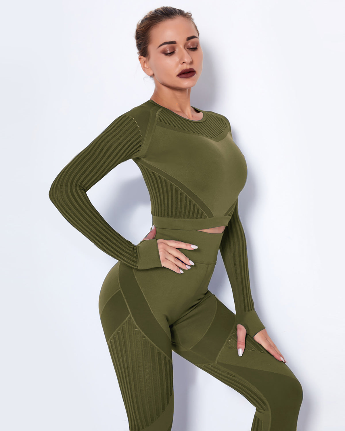 LeRoxy | Long Sleeve T-shirt | Groen | Comfortabel & Stijlvol