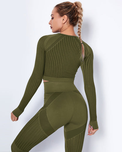 LeRoxy | Long Sleeve T-shirt | Groen | Comfortabel & Stijlvol