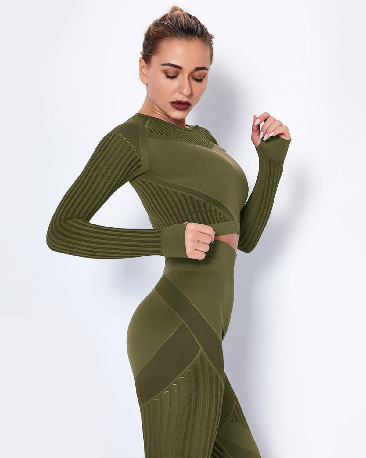 LeRoxy | Long Sleeve T-shirt | Groen | Comfortabel & Stijlvol