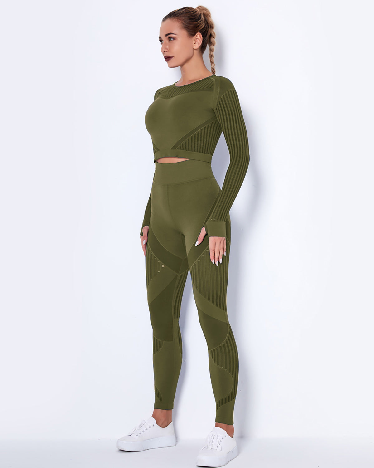 LeRoxy | Long Sleeve T-shirt | Groen | Comfortabel & Stijlvol