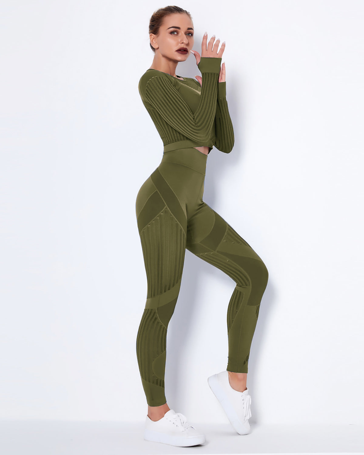 LeRoxy | Long Sleeve T-shirt | Groen | Comfortabel & Stijlvol
