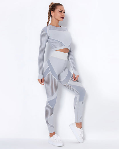 LeRoxy | Long Sleeve Grijs | Comfortabele en Stijlvolle Lange Mouw Shirt