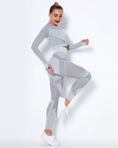 LeRoxy | Long Sleeve Grijs | Comfortabele en Stijlvolle Lange Mouw Shirt