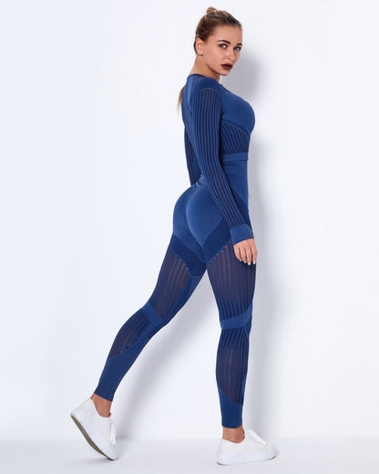 LeRoxy | Lange Mouwen Shirt | Blauw | Comfortabele & Stijlvolle Top