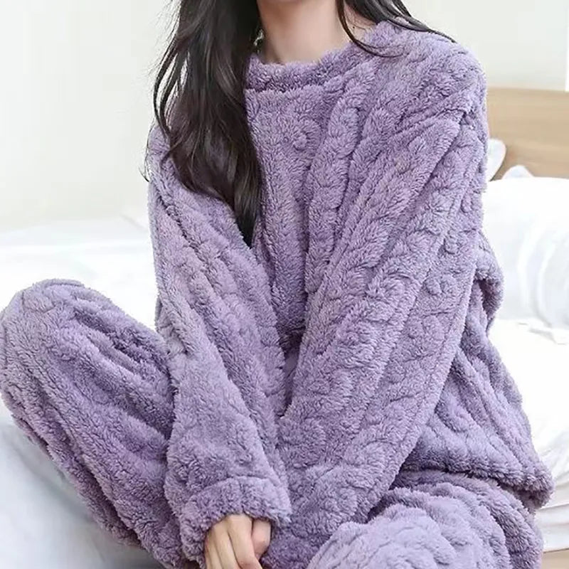 LeRoxy | ComfyCozy Fleece Pyjama Set | Warme en Comfortabele Nachtkleding