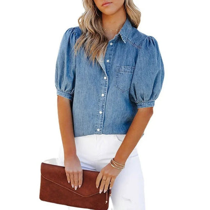 LeRoxy | Denim Overhemd | Klassiek & Comfortabel Spijkerhemd voor Elke Gelegenheid