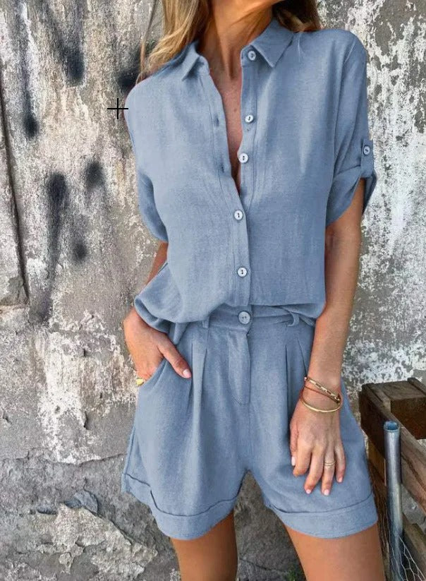 LeRoxy | Comfortabele Linnen Set voor Dames | Perfect voor Zomer