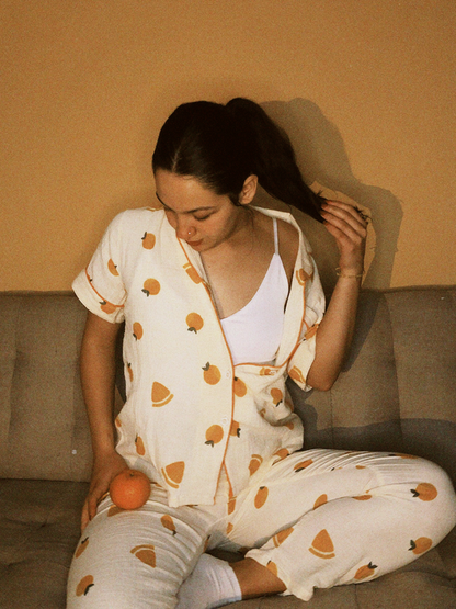 LeRoxy | Elegante Dames Katoenen Pyjama Set | Comfortabele Nachtkleding voor Elke Gelegenheid