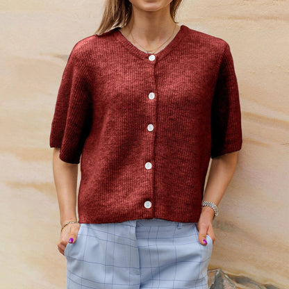 LeRoxy | Streetwear Vest Dames | Korte Mouwen | Ronde Hals | Zwart