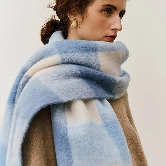 LeRoxy | luxe warme sjaal met kleurrijk design voor dames en heren