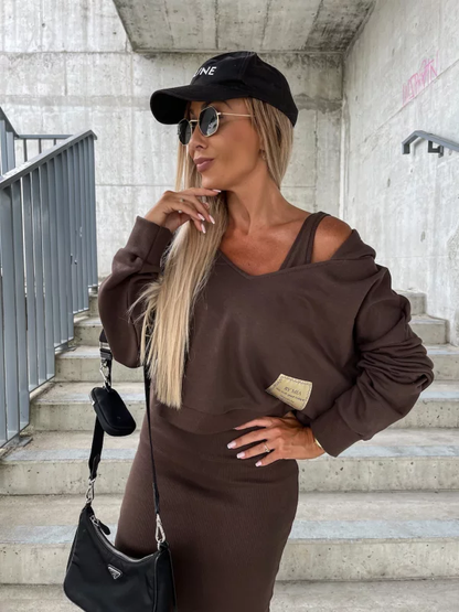 LeRoxy | Stijlvolle Rok & Trui Set | Elegante Damesoutfit