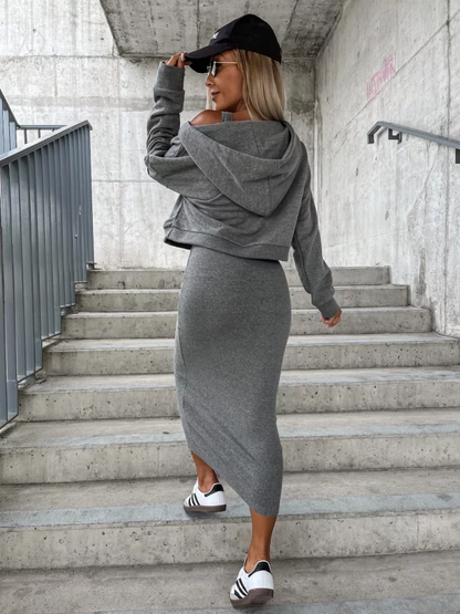 LeRoxy | Stijlvolle Rok & Trui Set | Elegante Damesoutfit