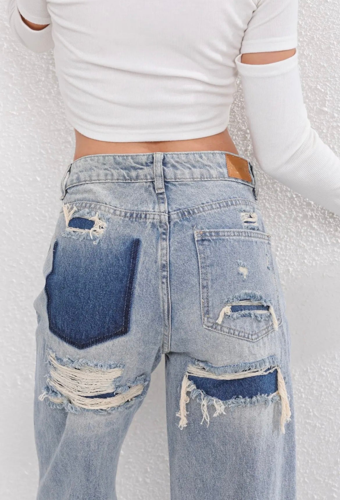 LeRoxy | Dames Vintage Jeans met Ripped Details | Straight Fit Denim