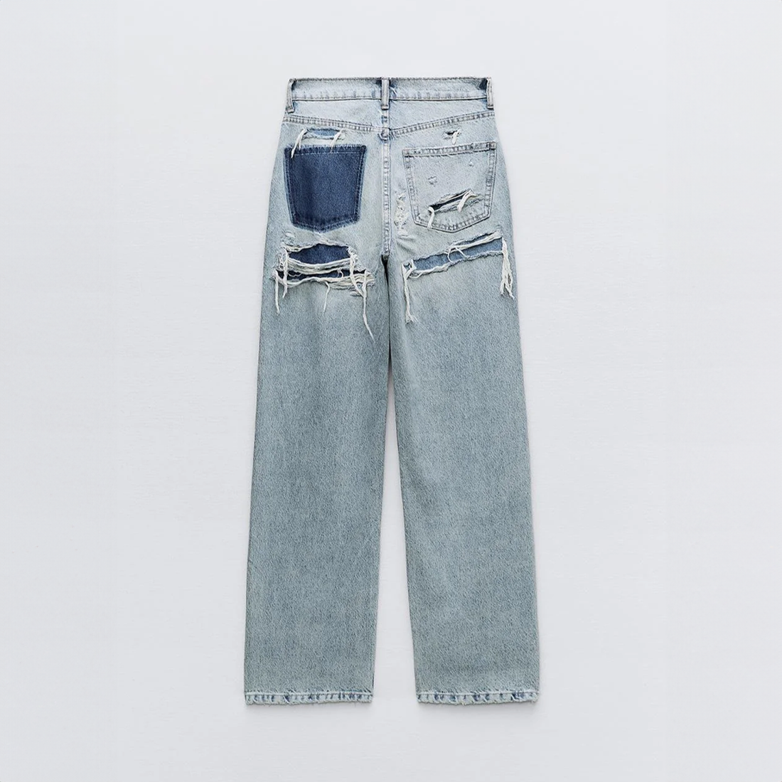 LeRoxy | Dames Vintage Jeans met Ripped Details | Straight Fit Denim