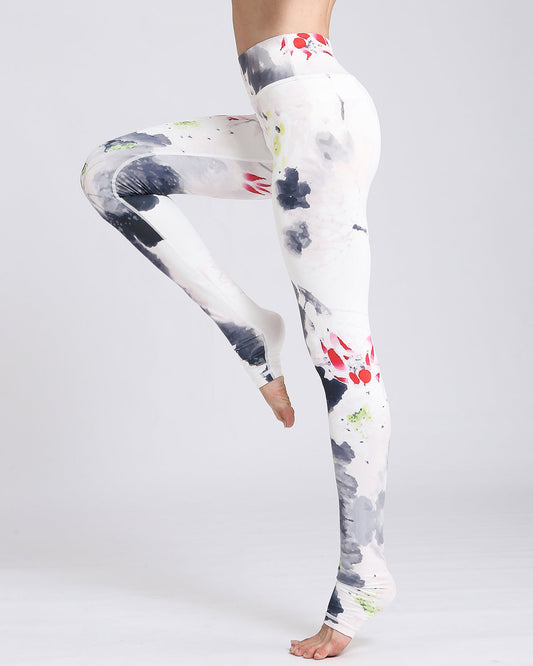 LeRoxy | Blossom Watercolor Leggings | Comfortable & Stylish Floral Design for Activewear
