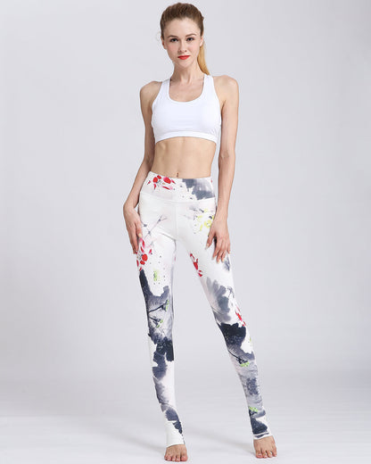 LeRoxy | Blossom Watercolor Leggings | Comfortable & Stylish Floral Design for Activewear
