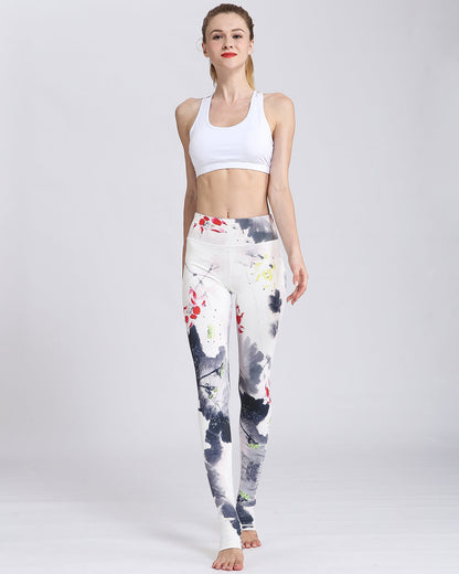 LeRoxy | Blossom Watercolor Leggings | Comfortable & Stylish Floral Design for Activewear