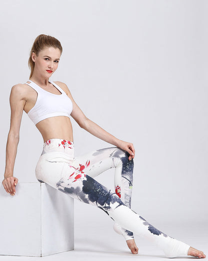 LeRoxy | Blossom Watercolor Leggings | Comfortable & Stylish Floral Design for Activewear
