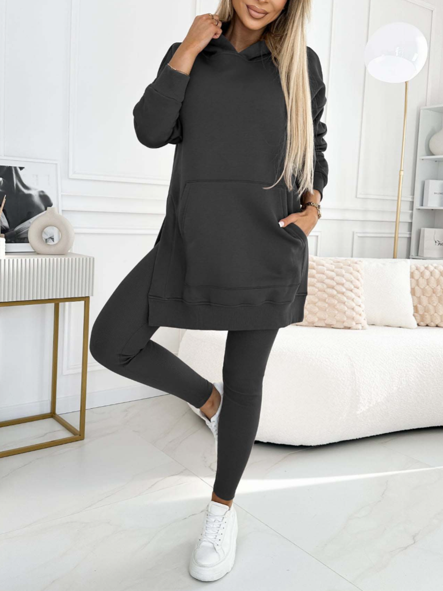 LeRoxy Elegante Hoodie en Legging Set | Comfortabele en Stijlvolle Mode voor Elke Gelegenheid
