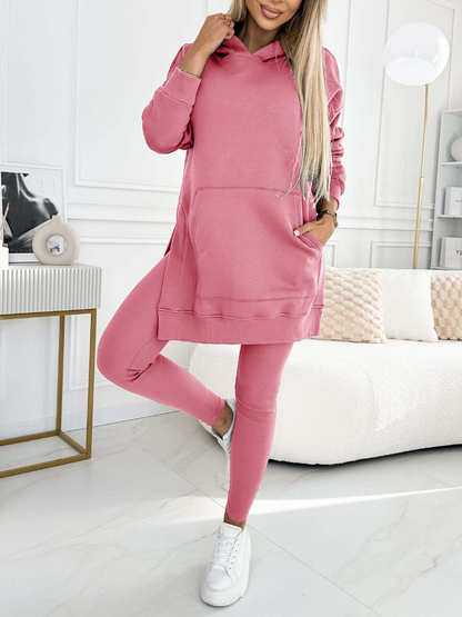 LeRoxy Elegante Hoodie en Legging Set | Comfortabele en Stijlvolle Mode voor Elke Gelegenheid