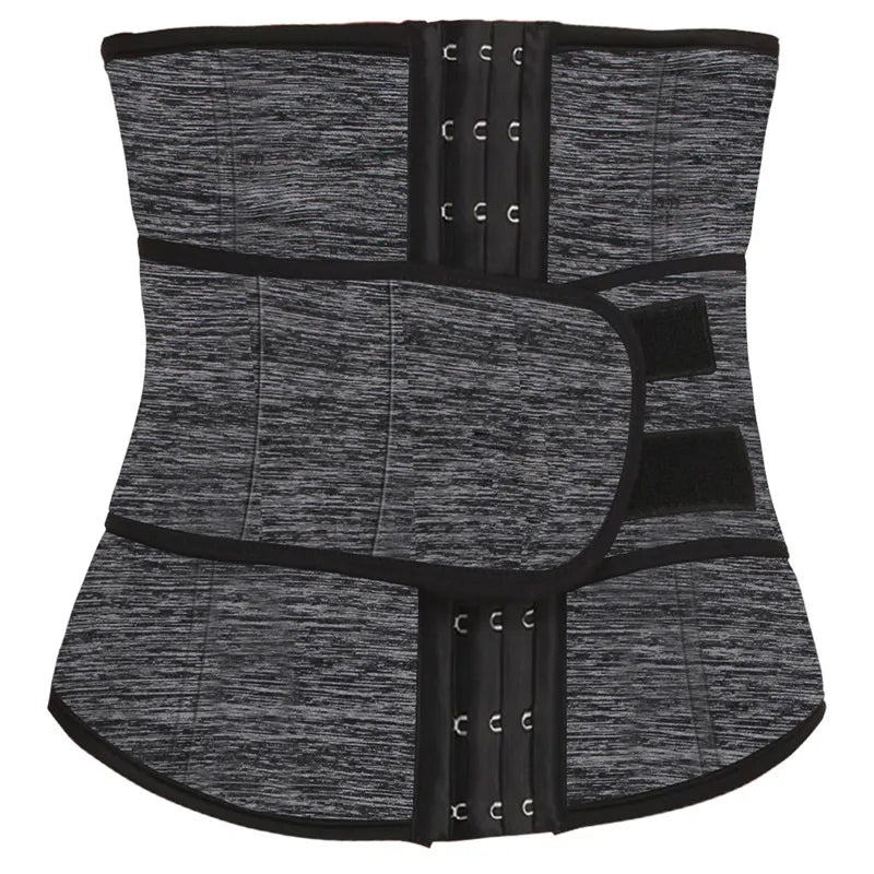 LeRoxy | Dames Sauna Taille Trainer | Afslank Corset voor Sport | Zwart of Grijs
