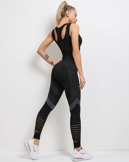 LeRoxy | Tribeca Seamless Leggings Zwart | Comfortabele Legging voor Sport en Dagelijks Gebruik